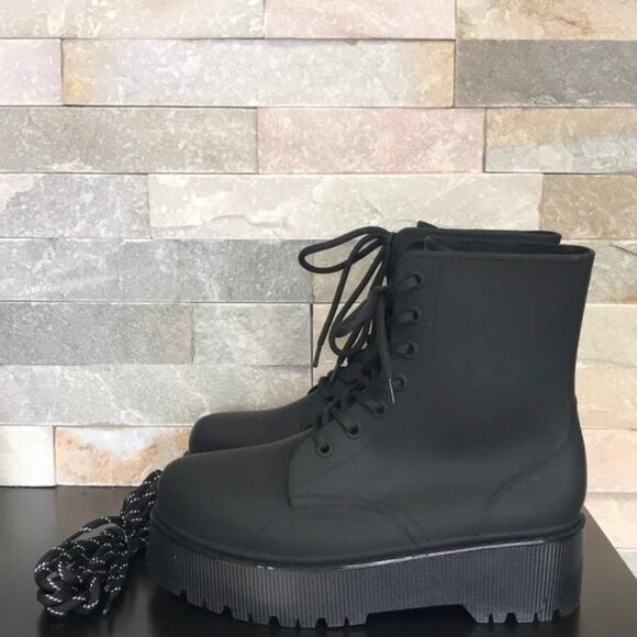 Jeffrey Campbell Torrent-2 Waterproof Platform Rain Boot - Picture 5 of 6